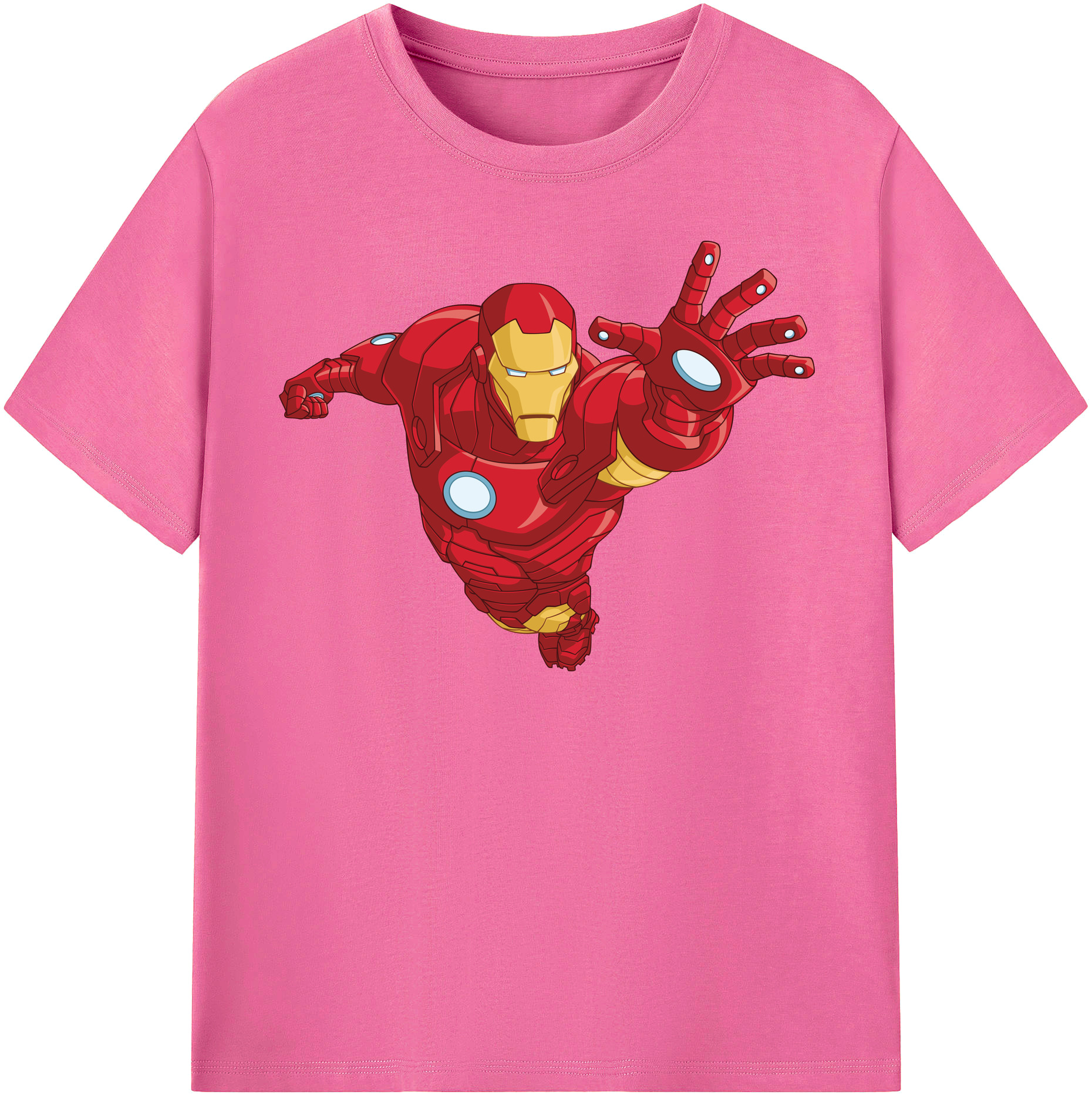 （画像用） アベンジャーズ The Avengers レディースカジュアルプリントTシャツ（綿100％）